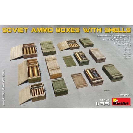 MiniArt Soviet Ammo Boxes w/Shells