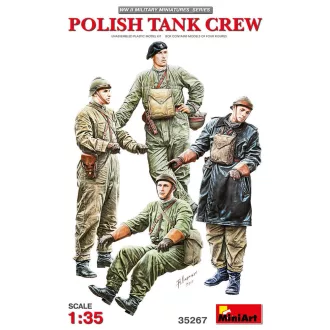 MiniArt - Polish Tank Crew 1:35 harci jármű makett