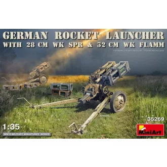   MiniArt - German Rocket Launcher w/28cmWK Spr&32cmWK Flamm 1:35 dioráma kiegészítő