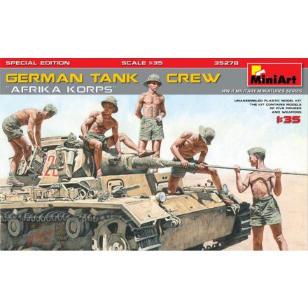 MiniArt GERMAN TANK CREW "Afrika Korps" SPECIAL EDITION