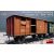 Miniart  Railway Covered Goods Wagon 18 t "NTV" Type makett