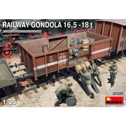Miniart Railway Gondola 16,5-18 t makett
