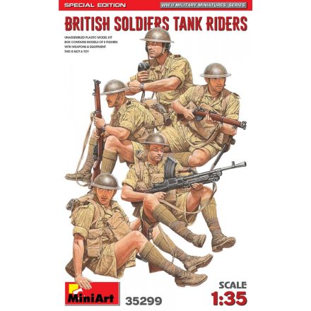 MiniArt British Soldiers Tank Riders. Special Edition