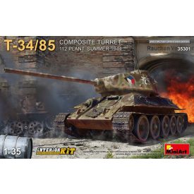   MiniArt T-34-85 Composite Turret. 112 Plant. Summer 1944 Interior Kit makett