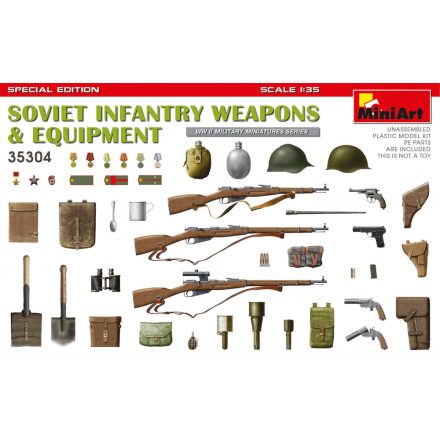 MiniArt Soviet Infantry Weapons and Equipment