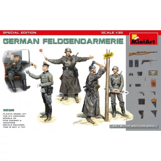   MiniArt - German Feldgendarmerie. különleges kiadás 1:35 figura készlet