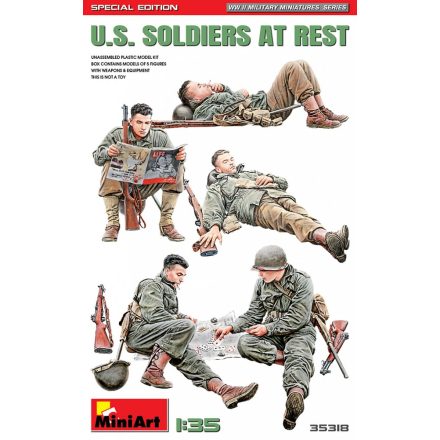 MiniArt U.S. Soldiers at Rest. Special Edition