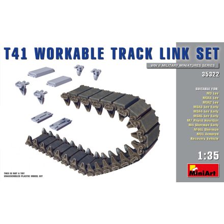 MiniArt T41 WORKABLE TRACK LINK SET