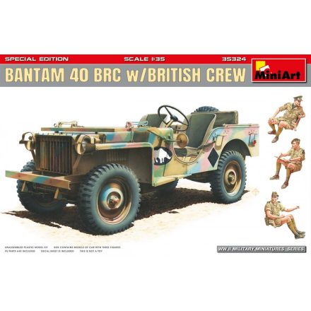 MiniArt BANTAM 40 BRC w/BRITISH CREW. SPECIAL EDITION makett
