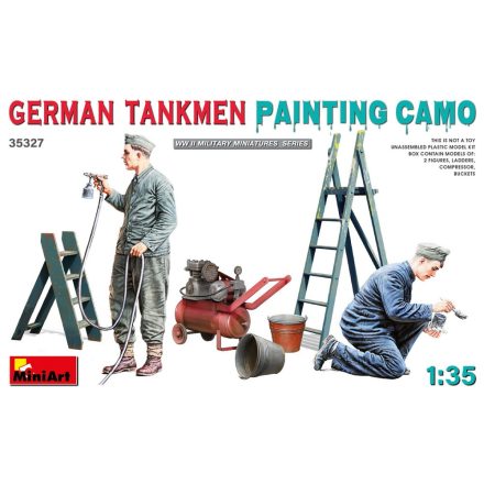 MiniArt German Tankmen. Painting Camo