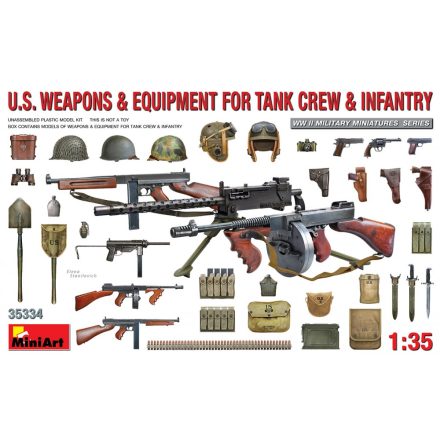 MiniArt U.S. WEAPONS & EQUIPMENT FOR TANK CREW & INFANTRY