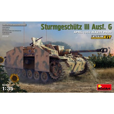 MiniArt Sturmgeschutz III Ausf. G APRIL 1943 ALKETT PROD. INTERIOR KIT makett
