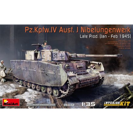 MiniArt Pz.Kpfw.IV Ausf. J Nibelungenwerk Late Prod. (Jan - Feb 1945) Interior Kit makett
