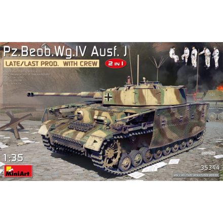 MiniArt Pz.Beob.Wg.IV Ausf. J Late/Last Prod. 2 in 1 w/Crew makett