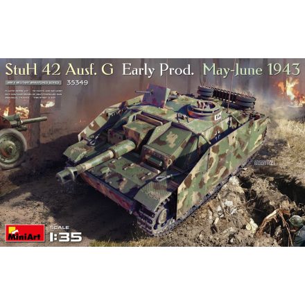 MiniArt GERMAN REPAIR CREW#StandWithUkraine StuH 42 Ausf. G Early Prod. May-June 1943 makett