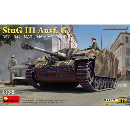 MiniArt StuG III Ausf. G Dec 1944 - Mar 1945 Miag Prod. Interior Kit makett