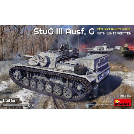 MiniArt StuG III Ausf. G FEB 1943 ALKETT PROD. WITH WINTERKETTEN makett