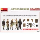 MiniArt - SOVIET OFFICERS AT FIELD BRIEFING. különleges kiadás 1:35 figura készlet