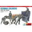 MiniArt - German Soldiers w/ Fuel Drums. különleges kiadás (35041 & 35597 6 drums) 1:35 figura készlet