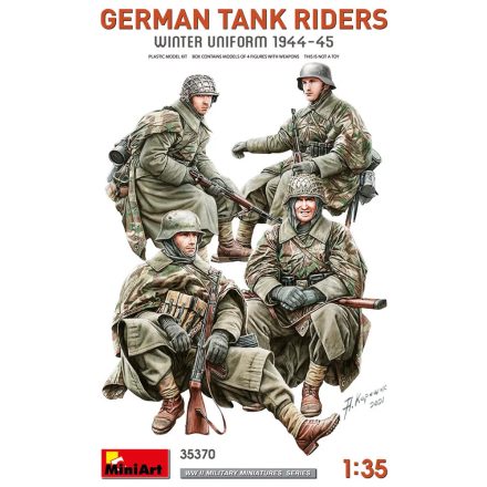 MiniArt German Tank Riders (Winter Uniform 1944-45) makett