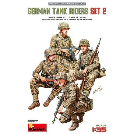 MiniArt German Tank Riders Set 2 makett