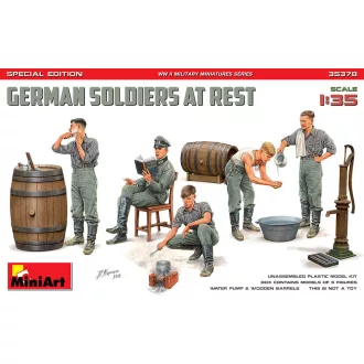   MiniArt - GERMAN SOLDIERS AT REST. különleges kiadás 1:35 figura készlet