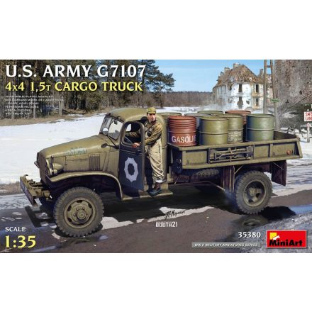 MiniArt U.S. Army G7107 4X4 1,5T Cargo Truck makett