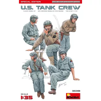   MiniArt - U.S. Tank Crew.különleges kiadás 1:35 harci jármű makett