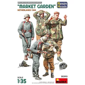   MiniArt "Market Garden" Netherlands 1944. Resin Heads makett
