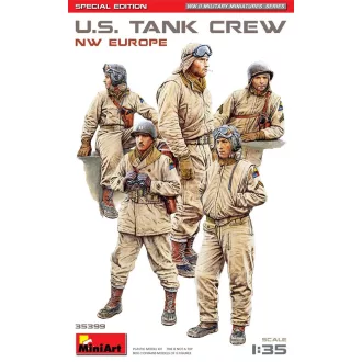   MiniArt - U.S. Tank Crew ( NW Europe). különleges kiadás 1:35 harci jármű makett