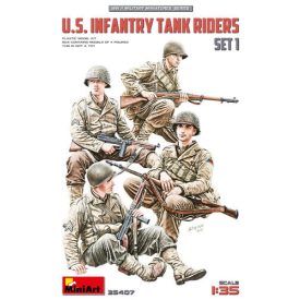 MiniArt U.S. Infantry Tank Riders Set 1 makett