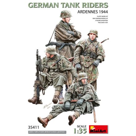 MiniArt German Tank Riders - Ardennes makett