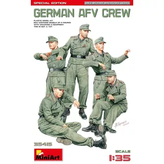   MiniArt - German AFV Crew. különleges kiadás 1:35 figura készlet