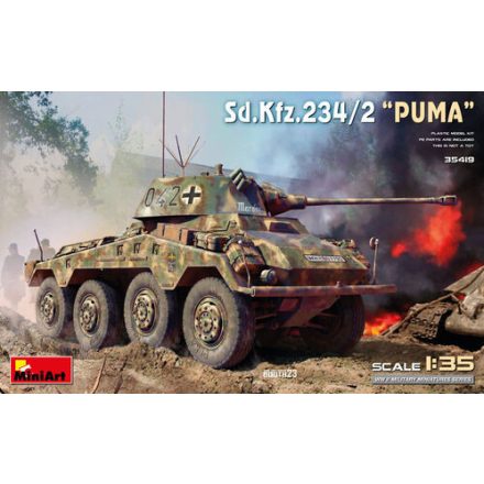 MiniArt Sd.Kfz.234/2 'Puma' makett