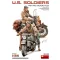 MiniArt - U.S. Soldiers w/ WLA Motorcycles 1:35 figura készlet