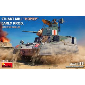   MiniArt Stuart Mk.I 'Honey' Early Production With Sun Shields makett