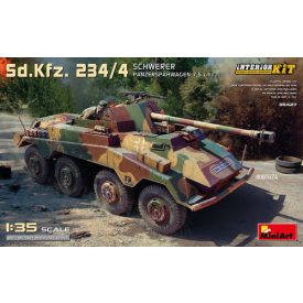   MiniArt Sd.Kfz.234/4 Schwerer Panzerspahwagen 7,5 cm Interior Kit makett