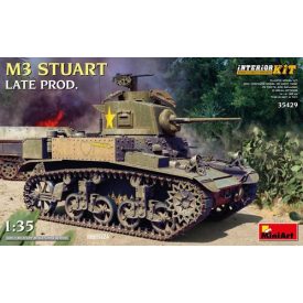 MiniArt M3 Stuart Late Prod. Interior Kit makett