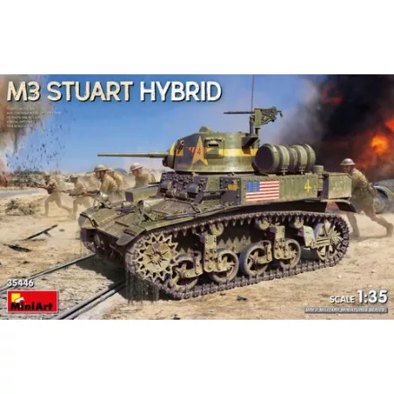 MiniArt M3 Stuart Hybrid makett