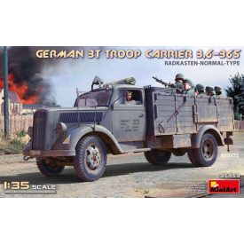   MiniArt German 3T Troop Carrier 3,6-36S - Radkasten-Normal-Type makett