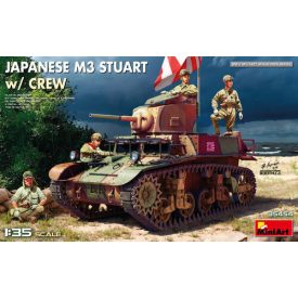 MiniArt Japanese M3 Stuart with Crew makett