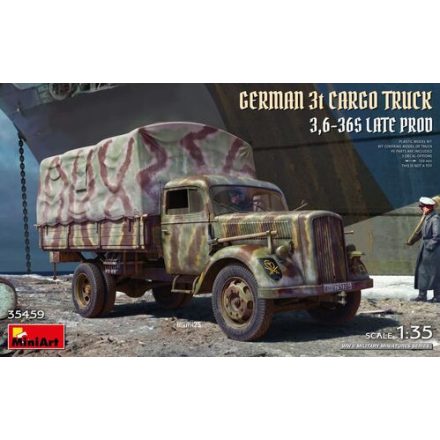 MiniArt German 3t Cargo Truck 3,6-36S Late Prod makett