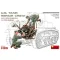 MiniArt US Tank Repair Crew with Continental W-670 Engine makett