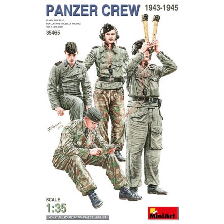 MiniArt German Panzer Crew (1943-1945) makett