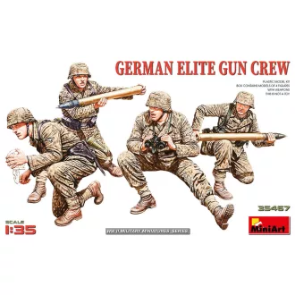 MiniArt - German Elite Gun Crew 1:35 harci jármű makett