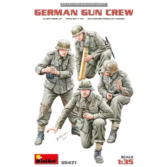 MiniArt - German Gun Crew 1:35 harci jármű makett