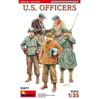   MiniArt - U.S.Officers. különleges kiadás 1:35 figura készlet