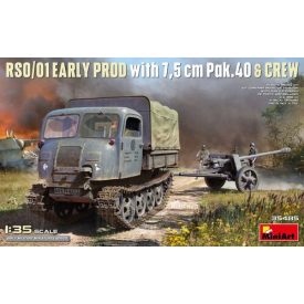 MiniArt RSO/01 Early Prod. with 7,5 cm Pak.40 & Crew makett