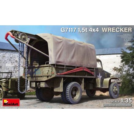 MiniArt G7117 1,5t 4x4 Wrecker makett