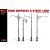 MiniArt Tram Supports & Street Lamps